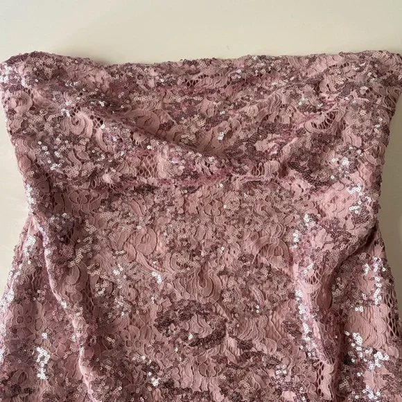 Free People Night Gaze Sequin Mini Dress Size XL - Picture 5 of 8